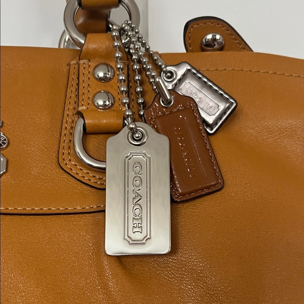 Coach Leather Satchel - Picture 2 of 13